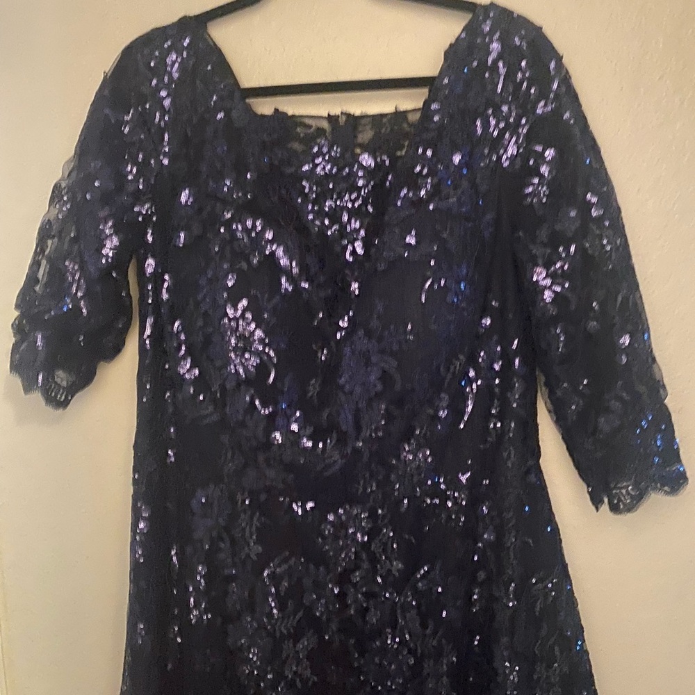 La Femme mother of the bride beaded gown